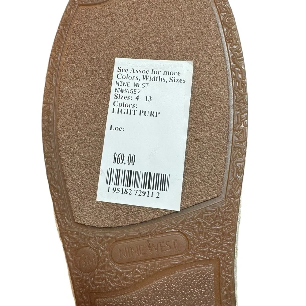 Nine West Mage Tie Up Espadrilles 7.5 M